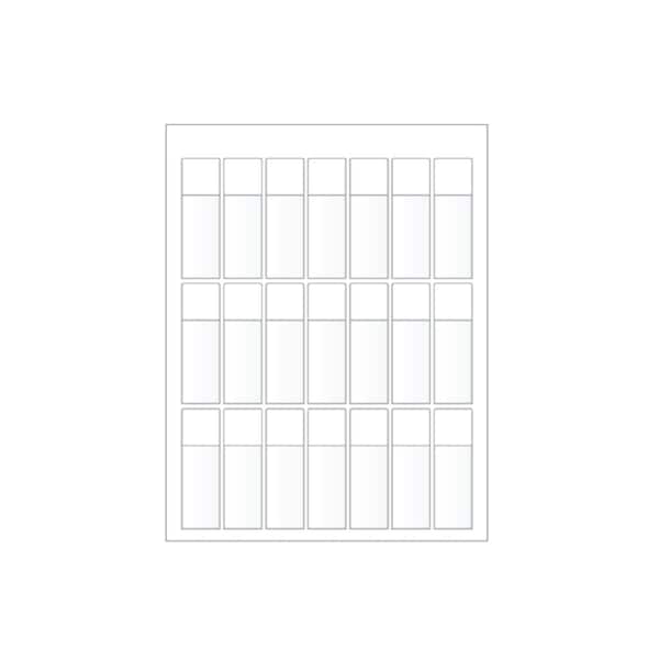 Laser Printer Label Sheet Sticker Paper - 1" W x 0.97" H , 210PK